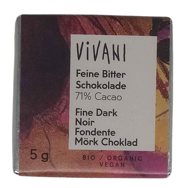 Onza chocolate negro Bio 5g