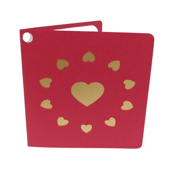Tarjeta <br> Circulo Corazón Central