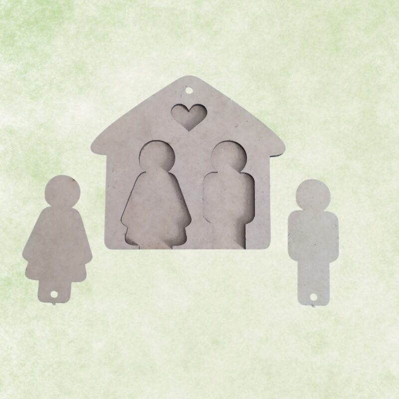LLAVEROS DE PAREJA DULCE HOGAR - Imagen 3