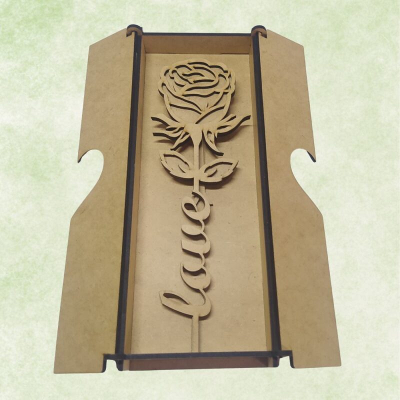 ROSA DE MADERA CON CAJA