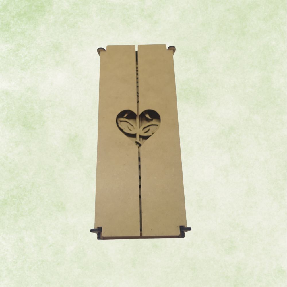 REGALOS ECOLÓGICOS | AMOR ENCANTADO ROSA DE MADERA CON CAJA - Imagen 4